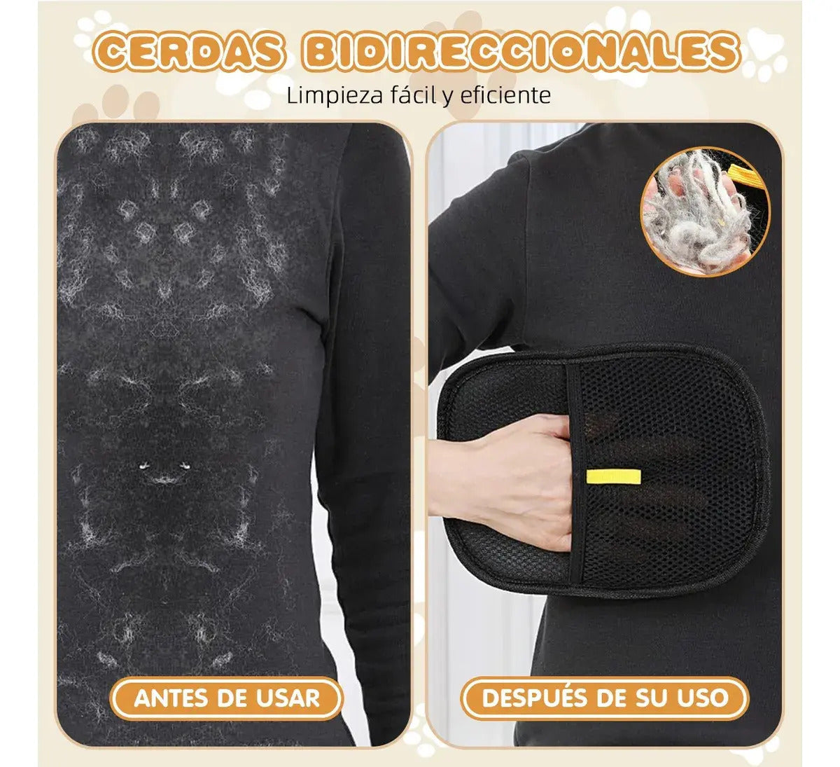 Guante Quita Pelos