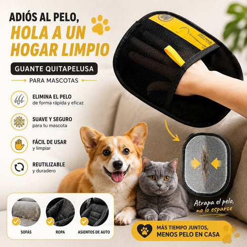 Guante Quita Pelos